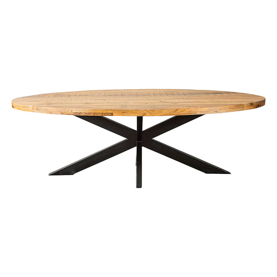 Eettafel Buena Mangohout Ovaal 210 cm