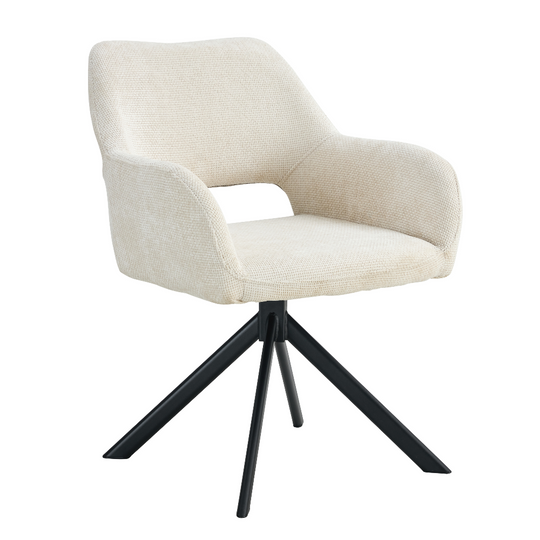 Mowgli draaibare stoel - gebroken wit