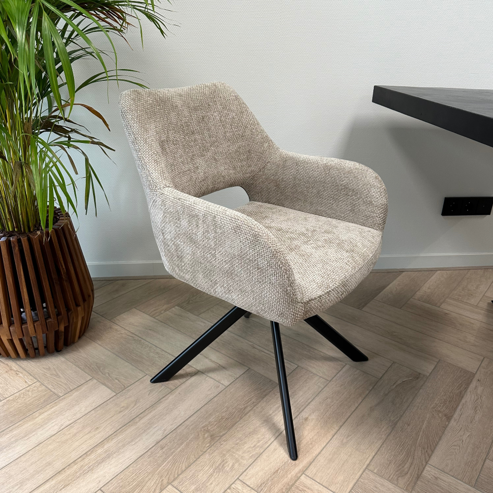 Mowgli draaibare stoel - taupe