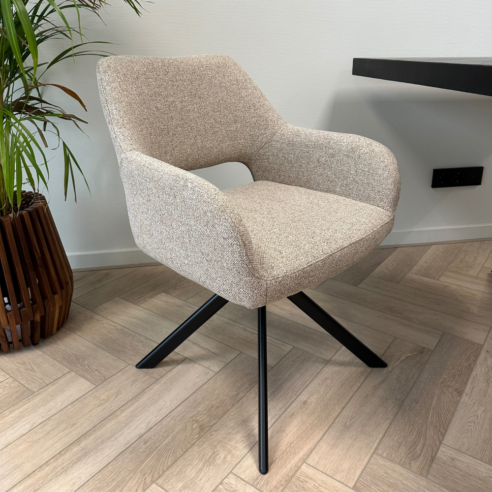Mowgli draaibare stoel - fine taupe