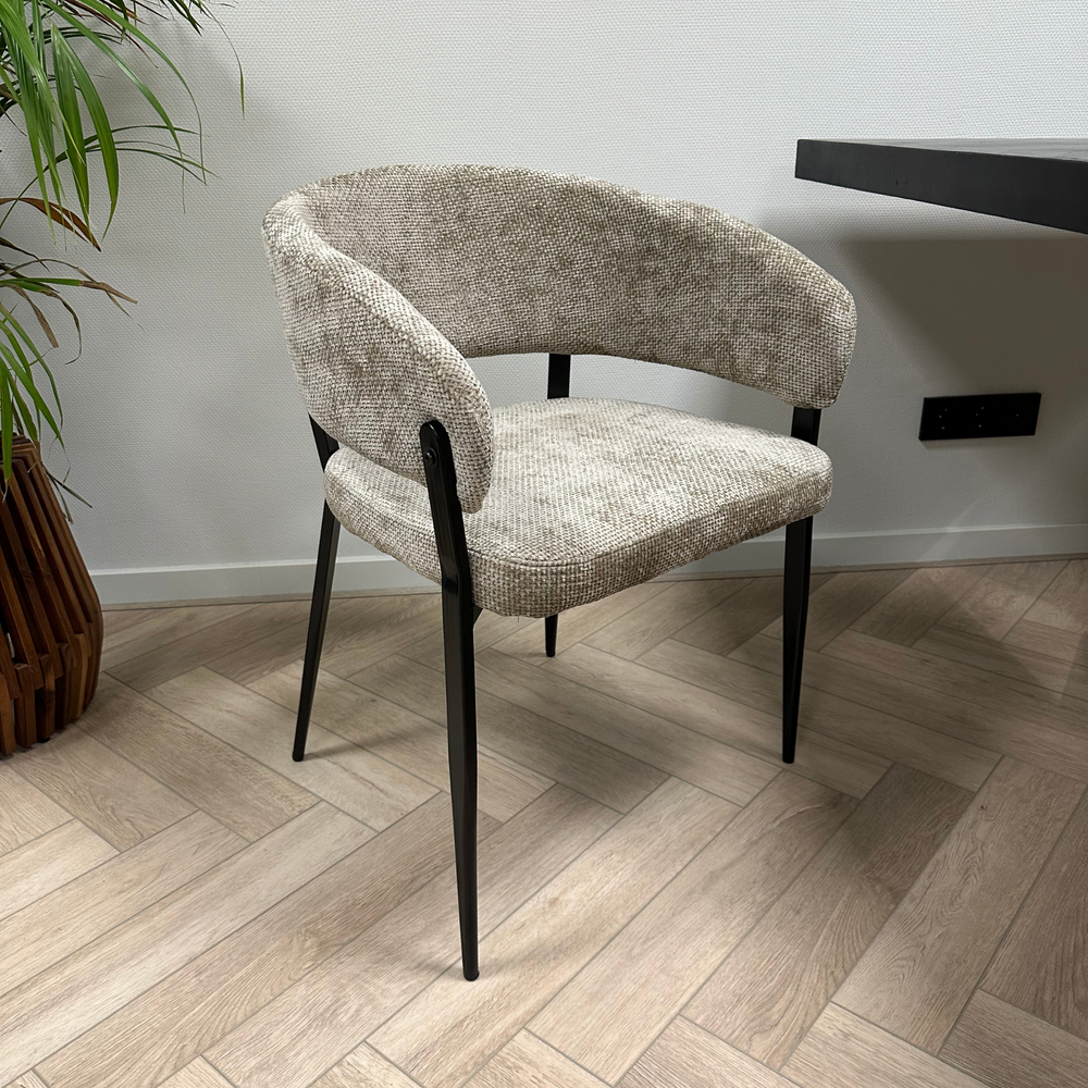 Giulia kuipstoel - taupe