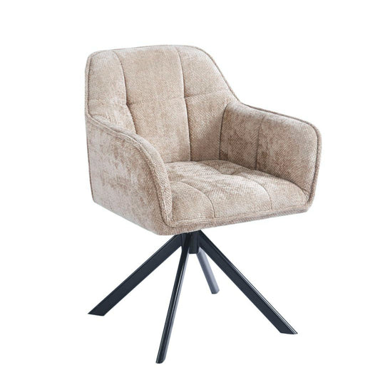 Jane draaibare stoel - taupe