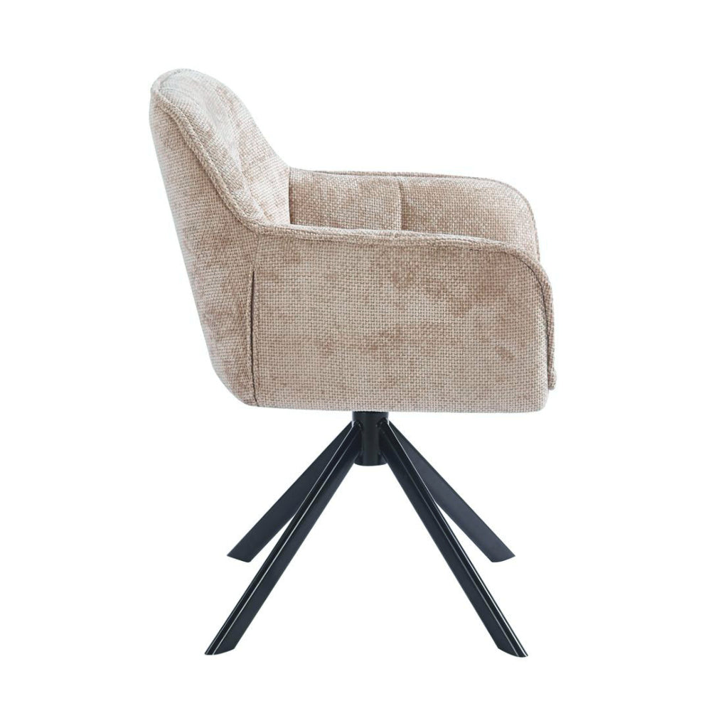 Jane draaibare stoel - taupe