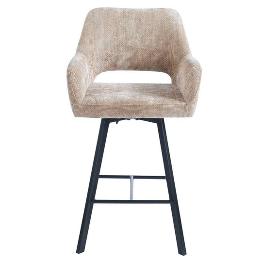 Mowgli draaibare barkruk - taupe