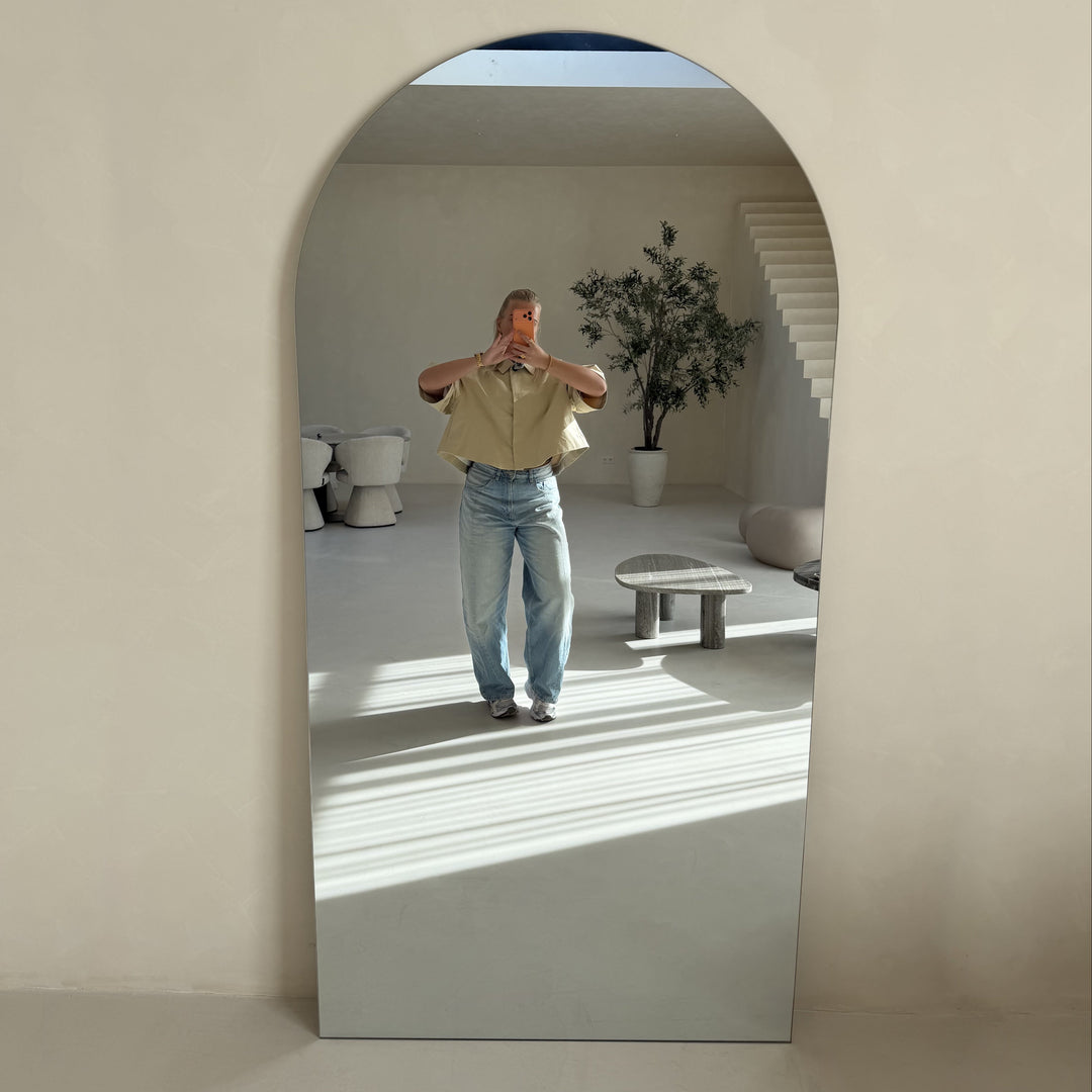 Elena grote boogspiegel 200x100cm - frameless