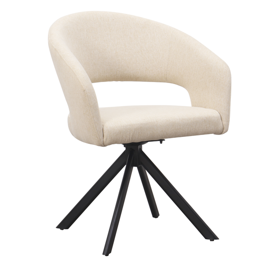 Nova draaibare stoel - creme