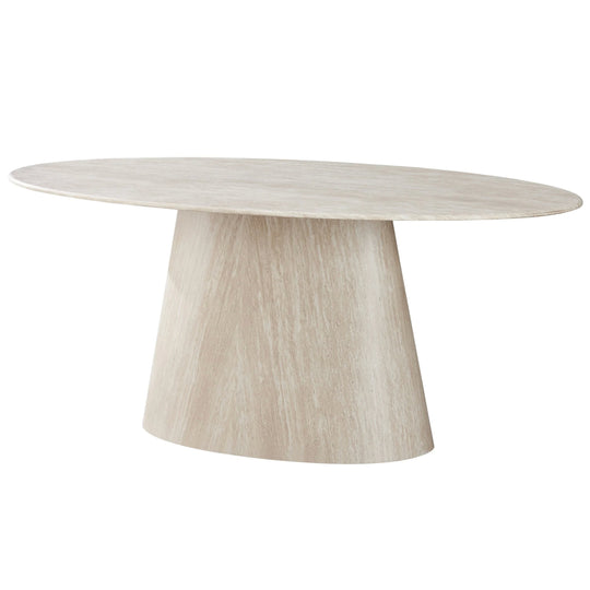 Eettafel Sky Ovaal - Travertin