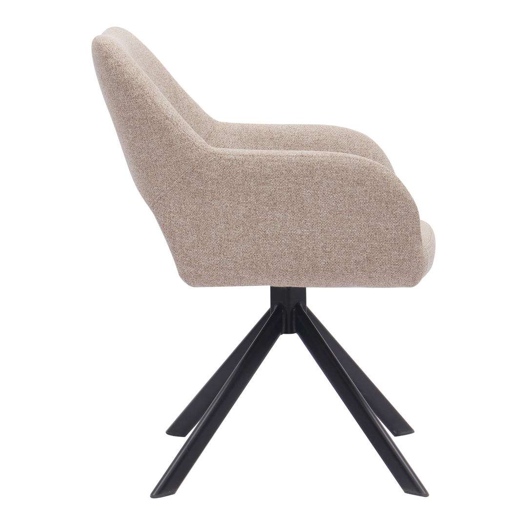 Mowgli draaibare stoel - fine taupe