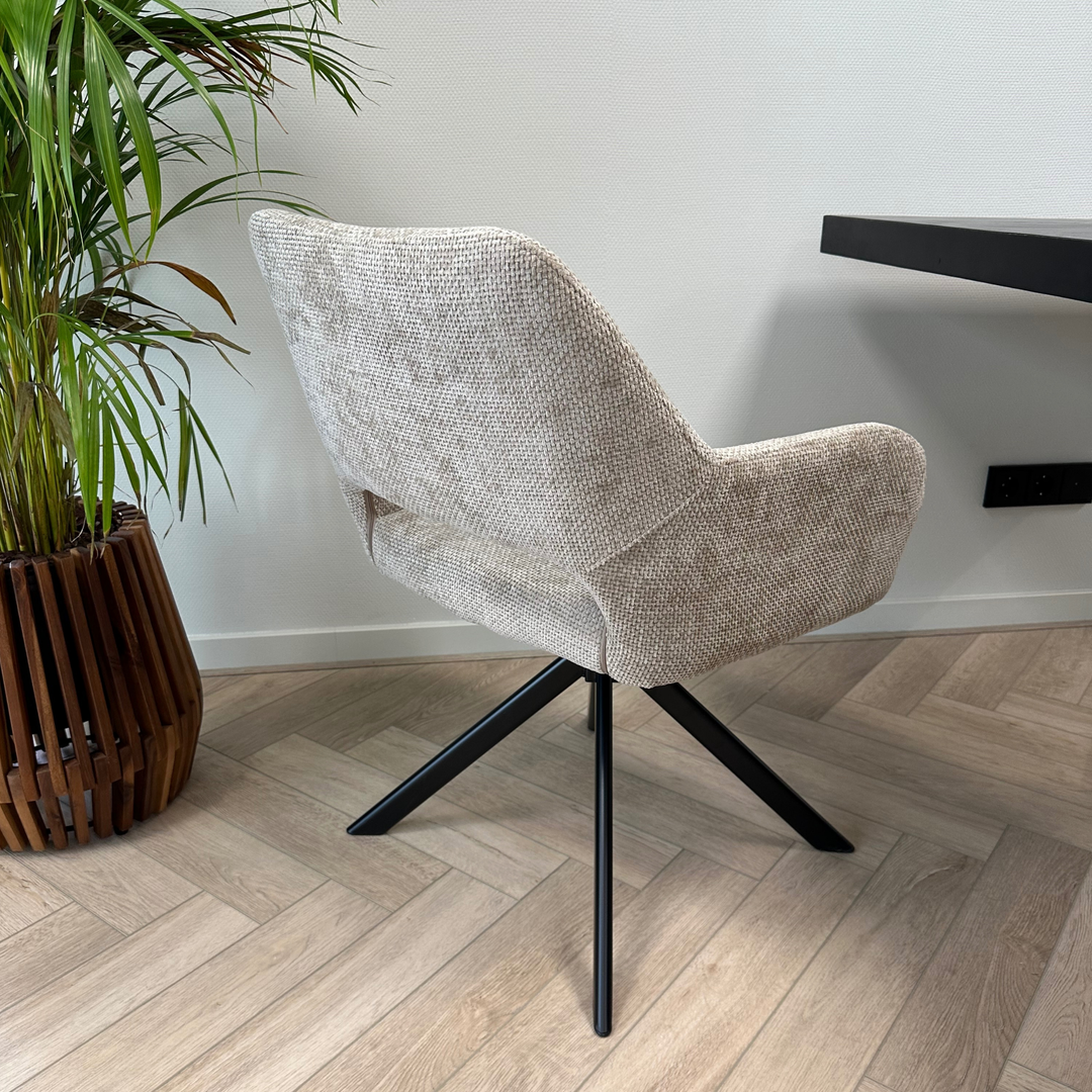 Mowgli draaibare stoel - taupe