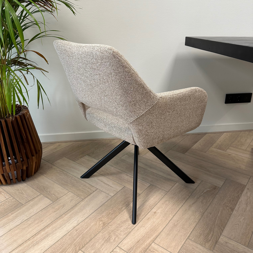 Mowgli draaibare stoel - fine taupe
