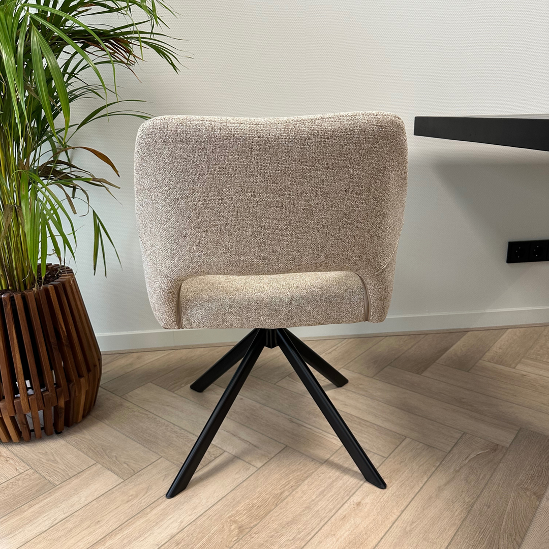 Mowgli draaibare stoel - fine taupe