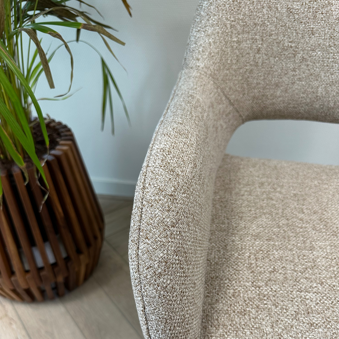 Mowgli draaibare stoel - fine taupe