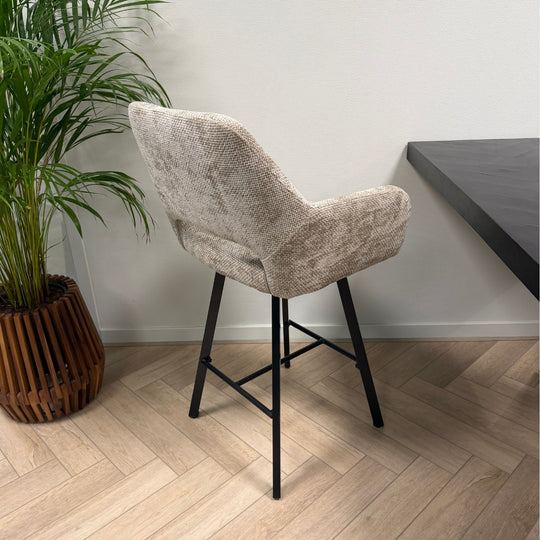 Mowgli draaibare barkruk - taupe