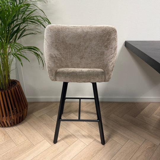 Mowgli draaibare barkruk - taupe