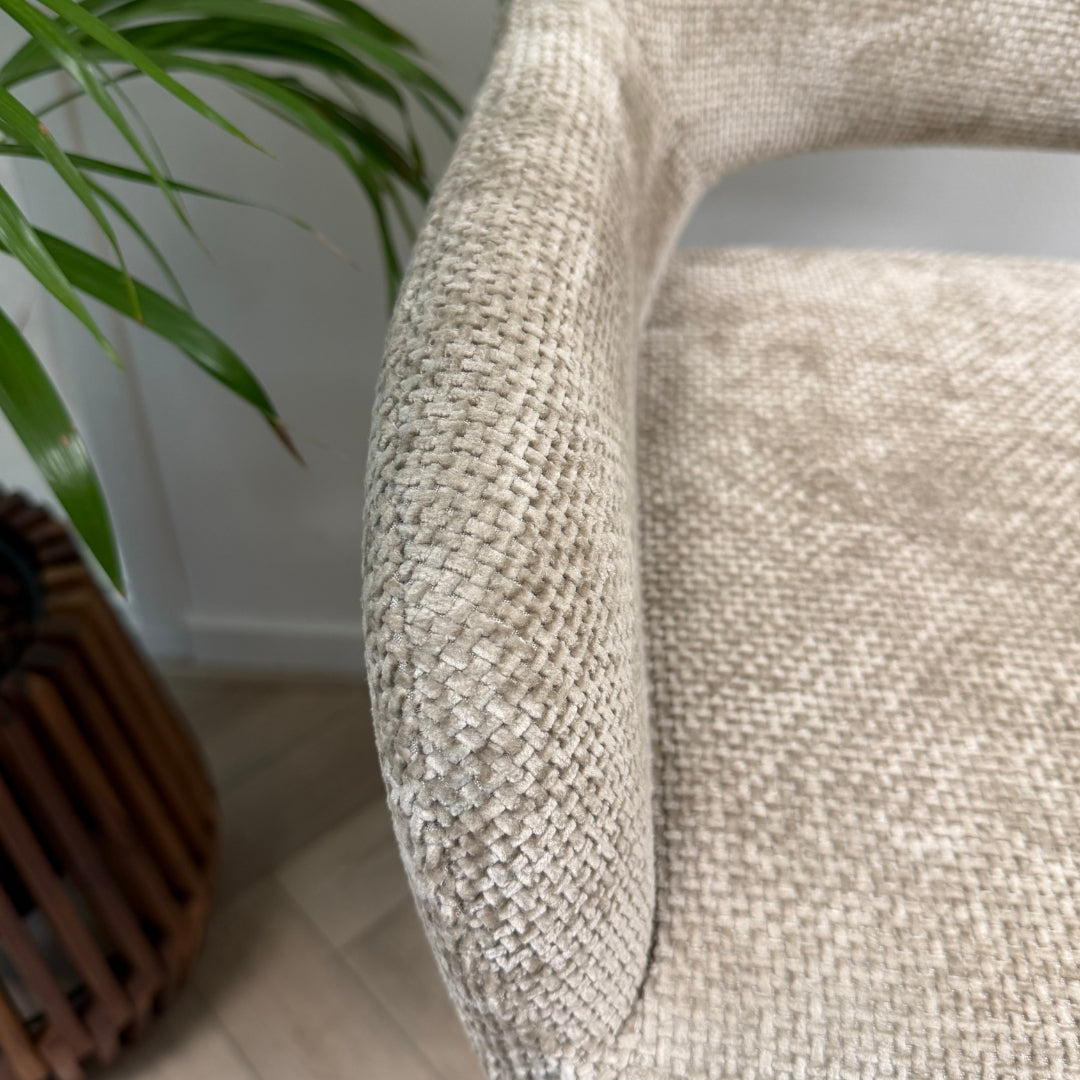 Mowgli draaibare barkruk - taupe