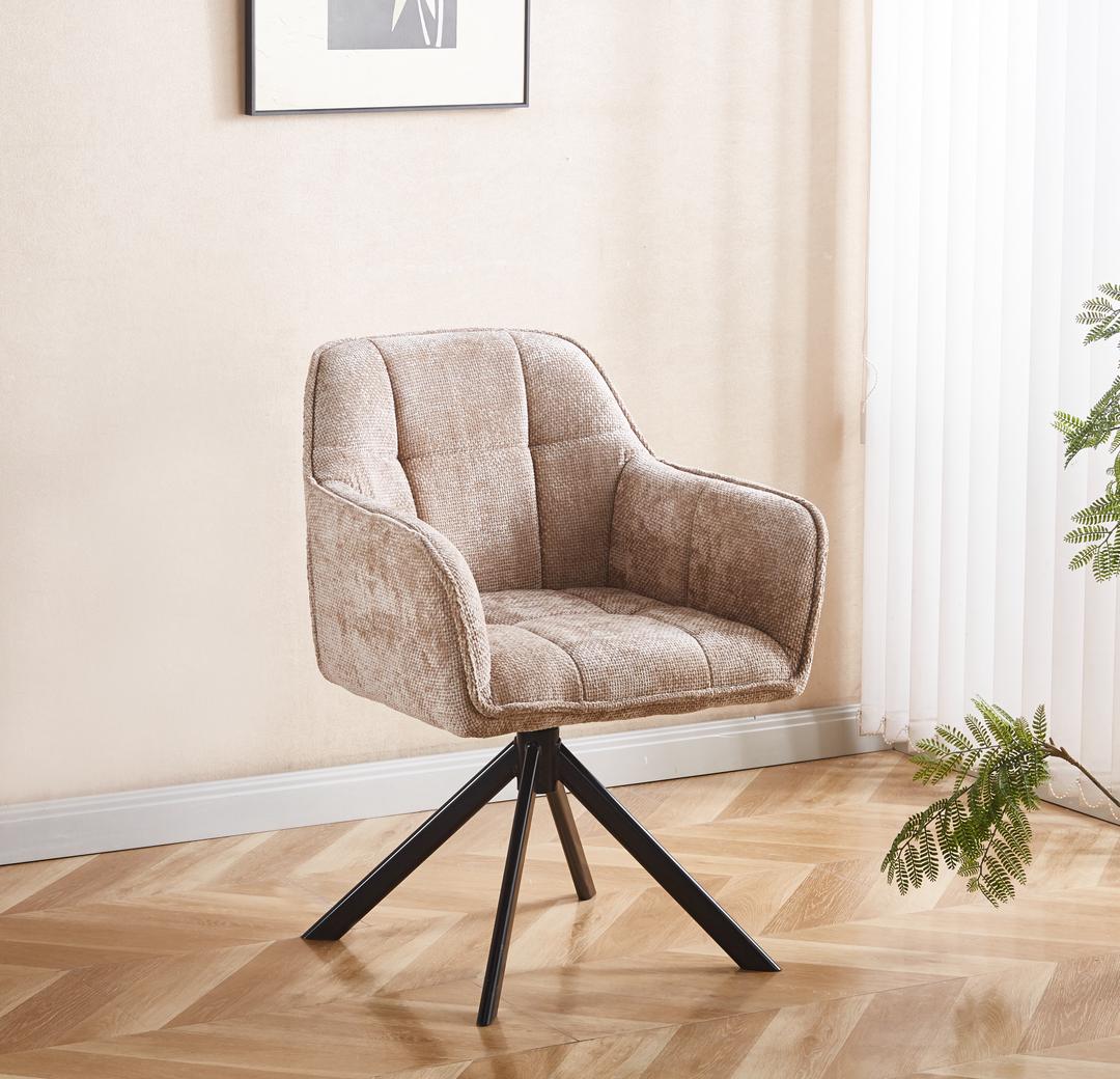 Jane draaibare stoel - taupe