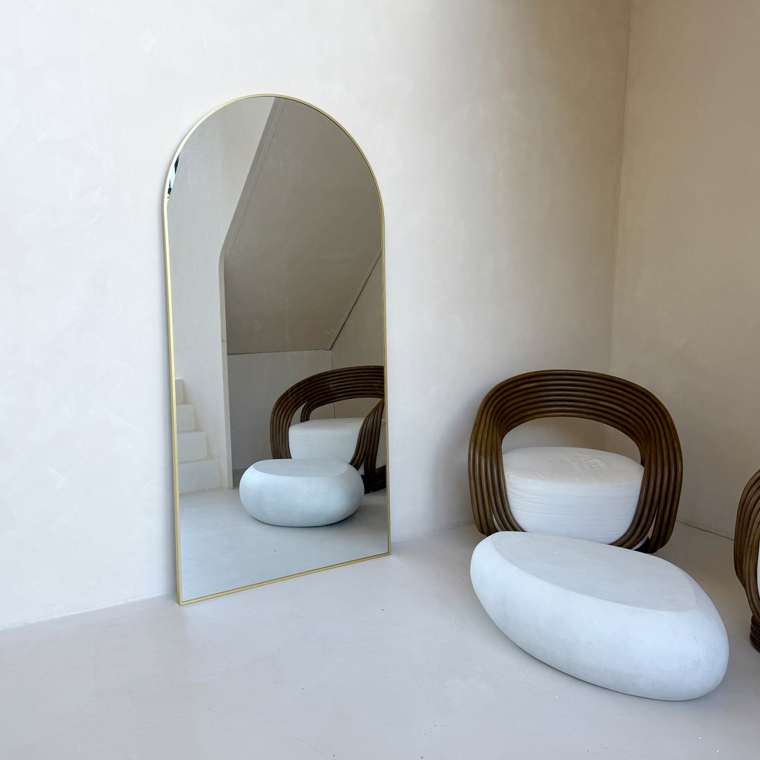 Elena grote boogspiegel 200x100cm - goud