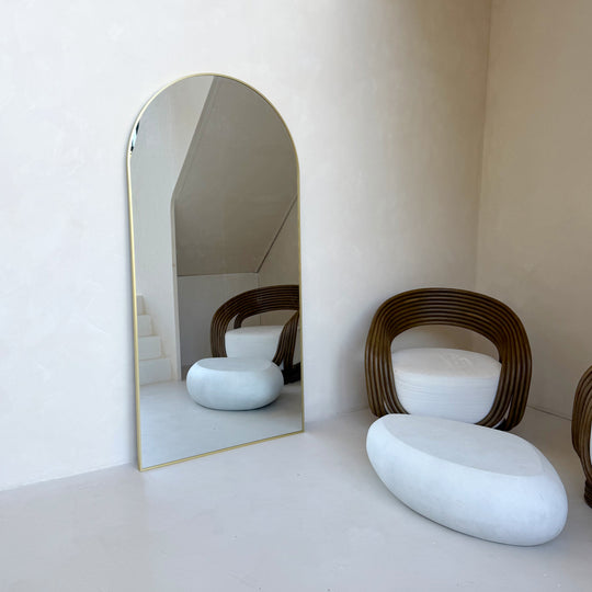 Elena grote boogspiegel 200x100cm - goud
