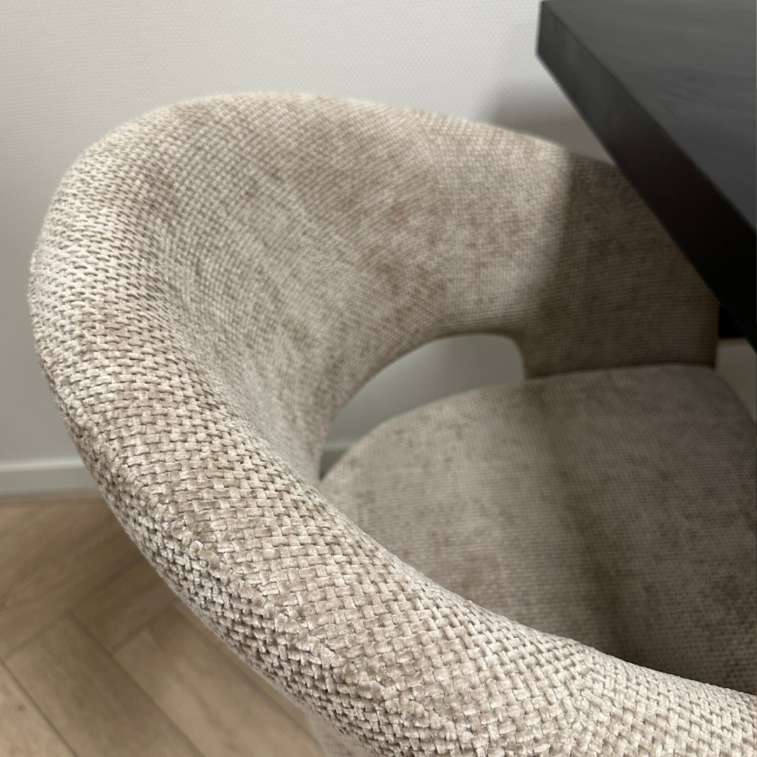 Nova draaibare stoel - taupe