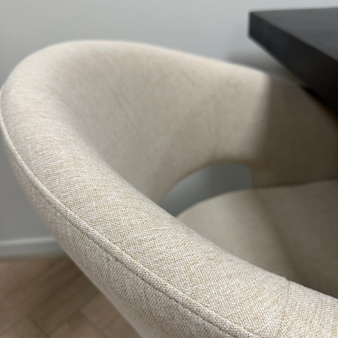 Nova draaibare stoel - creme