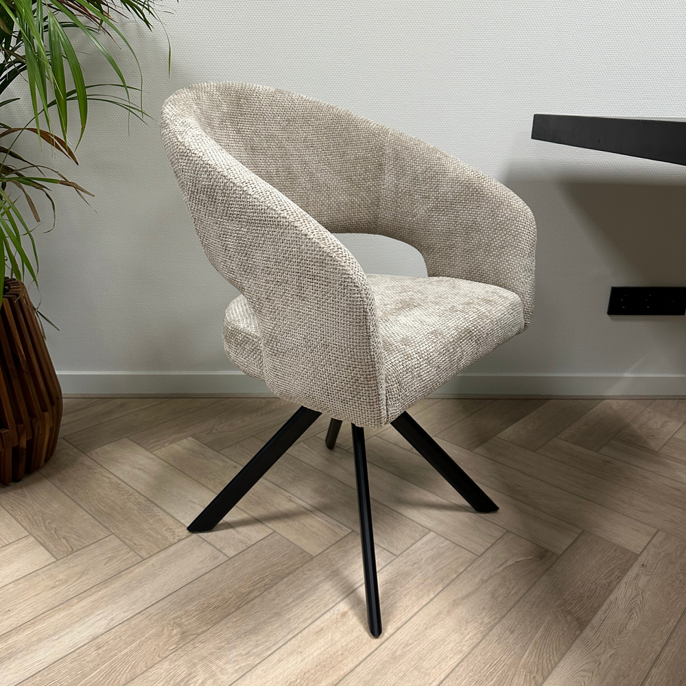 Nova draaibare stoel - taupe