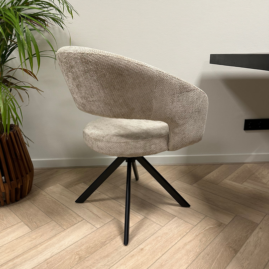Nova draaibare stoel - taupe